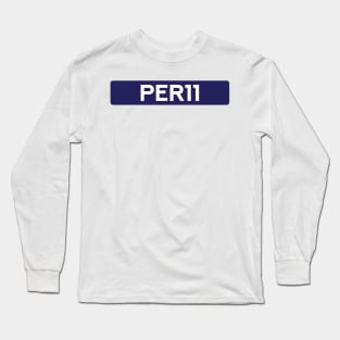 Sergio Perez 11 - Driver Tag #3 Long Sleeve T-Shirt